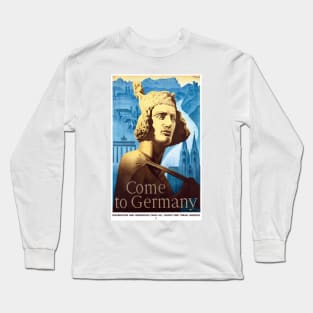 Vintage Travel Poster Germany - Come to Germany 1936 Long Sleeve T-Shirt